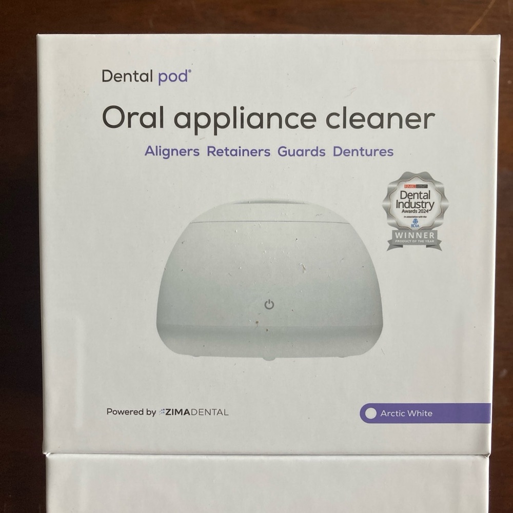 Zima Dental Pod Oral Appliance Cleaner - Arctic White